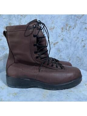 Belleville 330 ST Mens Size 14 Shoes Brown Leather Steel Toe Military Work Boots